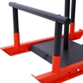 thumbnail image 4 of Durable Weight Training Pull Sled For Strength Speed Improvement - Heavy-Duty Black Steel Construction with 2-Inch Weight Plate Holder, 4 of 11