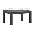 thumbnail image 4 of vidaXL Table de Jardin Anthracite 58x58x41 cm Rotin PP, 4 of 4