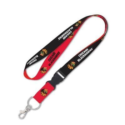 WinCraft Chicago Blackhawks 1" Lanyard with Detachable Buckle