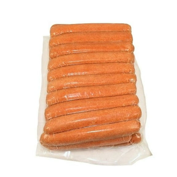 Nathans Famous 8/1 Skinless Beef Frank, 6 inch - 80 count per pack -- 1 per case