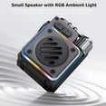 thumbnail image 5 of Mini Bluetooth Speaker with RGB Light Outdoor Pocket Music Box Handsfree Call MP3 Music Player for Home Travel Camping, 5 of 8