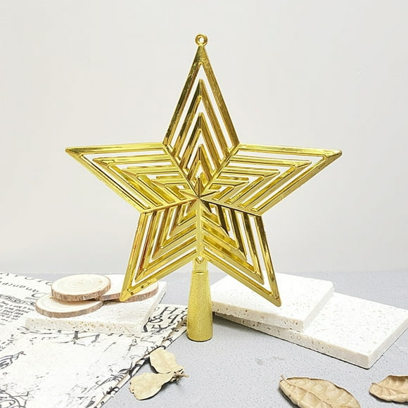Wzzjkit Christmas Tree Topper Christmas Tree Decoration, Star Tree Decoration, Christmas Home Mall Banquet Outdoor Christmas Decoration Tree Topper