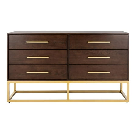 Estelle Dresser Walnut - Safavieh