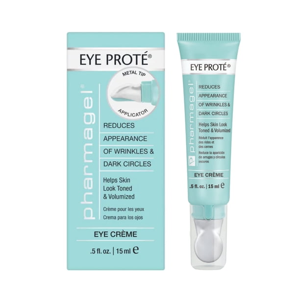 Pharmagel Eye Prote Crema para ojos | Crema hidratante antiarrugas para ojos para ojeras e hinchazón | Crema para ojos antienvejecimiento y tratamiento de bolsas debajo de los ojos - 0.5 oz. onz.