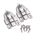 thumbnail image 5 of FESTFENDS Jewelry Box Latch Lock Iron 2Pcs 1.6x2.4in, 5 of 8