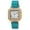 Gold/Teal, variant on 35mm Montres Carlo Women Simulate Diamond Dial Dress Wrist Fashion Luxury Watch (Gold/Teal)