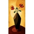 thumbnail image 2 of Sewell, Krista 11x18 White Modern Wood Framed Museum Art Print Titled - Floral Expressions II, 2 of 4