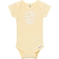 thumbnail image 3 of Gerber Baby Neutral Short Sleeve Onesies, 8-Pack, Sizes 0/3 Newborn - 12 Months, 3 of 17