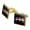 Gold, variant on Batman USA American Flag Shield Logo Square Cufflink Set - Silver or Gold