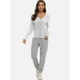 thumbnail image 4 of Women's Lightweight Cropped Cardigan Sweater - Long Sleeve Button-Down Open Front, 4 of 6