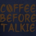 thumbnail image 3 of CafePress - Coffee Before Talkie Hoodie (Dark) - Pullover Hoodie, Classic, Comfortable Hooded Sweatshirt, 3 of 4