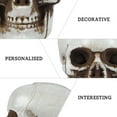 thumbnail image 3 of Halloween Skulls Plastic Head Skeleton Mini Heads Decor Prop Ornament Prank Human Hallween Bulk Model Decorations, 3 of 7