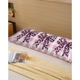 thumbnail image 6 of Checkered Bow Body Pillow Cover 20 x 60 Inch Decorative Pillow Cover Butterfly Tie Pink Black Leopard Print Lumbar Pillowcase Seasonal Rectangle Cushion Case for Couch Sofa Bed Living Room, 6 of 7