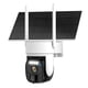 thumbnail image 1 of Inteprter Cámaras de seguridad solares blancas 2K resistente a la intemperie audio bidireccional fácil instalación acceso remoto Cámaras de vigilancia, 1 of 6
