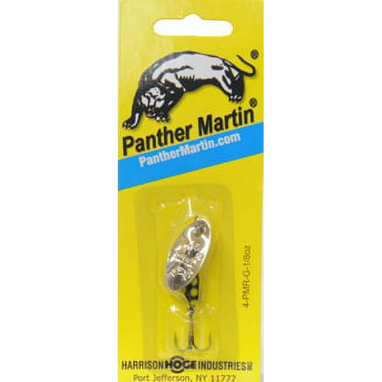 Panther Martin PMR_4_G Classic Regular Teardrop Spinners Fishing Lure - Gold  - 4 (1/8 oz) 