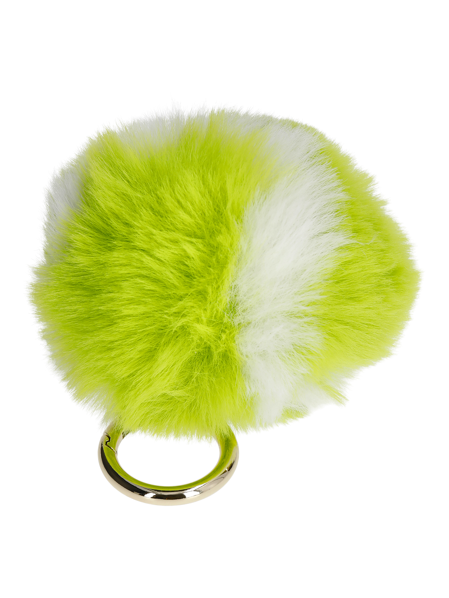 No Boundaries Women's Tennis Ball Pom Pom Bag Charm, Green