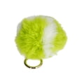 thumbnail image 3 of No Boundaries Women's Tennis Ball Pom Pom Bag Charm, Green, 3 of 3