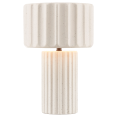 thumbnail image 3 of Bouclair Black And White Ribbed Ceramic Table Lamp, 3 of 9