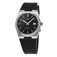 thumbnail image 1 of Tissot Reloj T-Classic PRX Powermatic 80 para Hombre, Correa de Caucho, Esfera Negra, Automático, T137.407.17.051.00, Resistente Al Agua hasta 100 M., 1 of 2