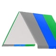 thumbnail image 3 of fastboy Toit de Remplacement pour Balançoire Imperméable Robuste Tente Pare-Soleil Protection Fiable Vert Bleu Gris 132x226cm 1Ensemble, 3 of 6