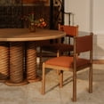 thumbnail image 4 of Moe's Home Collection Villetta Dining Chair Wood Pink, 4 of 6