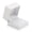 White, variant on Premium White Ring Gift Box, Velvet Lined Jewelry Presentation Case for Engagement, Proposal & Gifting
