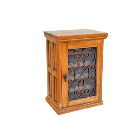 Artesano Home Decor Hand Forged Iron Door 19 Bottle Wine Cabinet Artesano Home Decor Hand Forged Iron Door 19 Bottle Wine Cabinet
