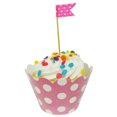 thumbnail image 1 of Wrapables® Standard Size Polka Dots Cupcake Wrappers (Set of 60), Pink, 1 of 4
