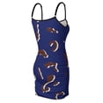 thumbnail image 6 of Ladies Elegant Sling Sleeveless Sexy Dress Leopard grain, 6 of 6