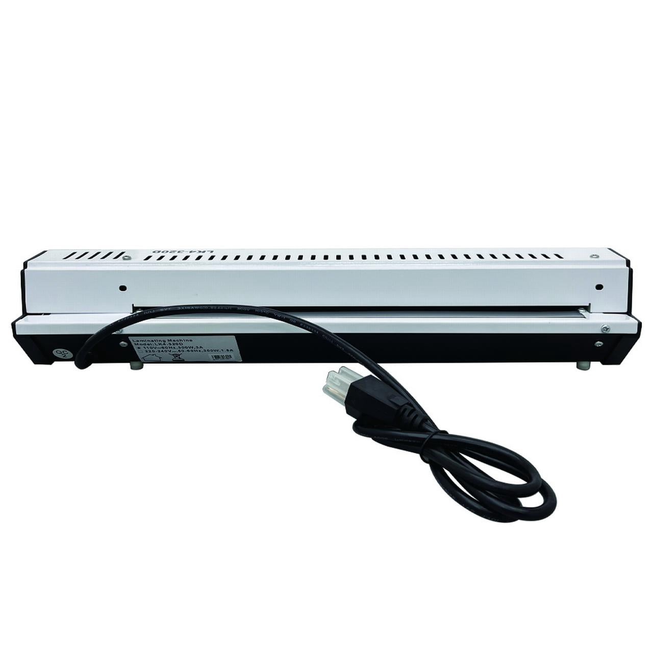 12.6" Width All Metal Thermal Laminating Machine 4 Rollers Hot Cold Laminator 110V