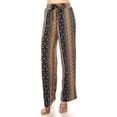 thumbnail image 3 of Women's Printed Drawstring Waist Pants with Side Pockets Casual Relaxed Fit, 3 of 6