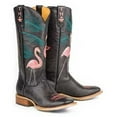 thumbnail image 6 of Women’s Tin Haul Flamingo Boots With Trailerhood Sole Handmade Black, 6 of 6