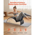thumbnail image 3 of STAWAY Pilates Spine Corrector Arc - Premium Rubberwood Fitness Accessory for Back Pain Relief, Multi-functional Training, Comfortable & Durable Design, 3 of 9