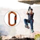 thumbnail image 4 of Mosquetones de escalada Cola 25KN Clips de Mosquetón de bloqueo grandes resistentes naranja, 4 of 8