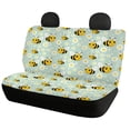 thumbnail image 5 of CHAQLIN Cute Bee Daisy, Non-Slip Replacement Seat Protectors Set of 2 Waterproof All Weather Car Back Seat Cover for Auto Car Interior, 5 of 7
