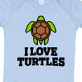 thumbnail image 4 of Inktastic I Love Turtles Boys or Girls Baby Bodysuit, 4 of 5