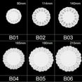 thumbnail image 3 of 100 Pcs Round Paper Lace Doilies for Cake Placemat Wedding Party Decoration, 3 of 7
