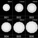 thumbnail image 3 of 100Pcs Round Paper Lace Doilies Cake Placemat Party Wedding Baking Decoration Cup Wine Decorative Mat Placemats For Table, 3 of 8