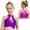 Purple, variant on YUUMIN Toddler Girls Sparkly Vest Latin Hip Hop Jazz Dance Crop Top Metallic Ballet Performance Dancewear Purple 12