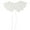 White-2, variant on Detachable Fake Collar, Semi-Sheer Embroidery Mini Cape Neck Ruff for Blouse Black-3