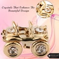 thumbnail image 5 of Matashi Home Decorative Tabletop Showpiece 24K Gold Plated Crystal Studded Open Top Jeep 4WD Off Roader Ornament, 5 of 7