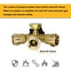 thumbnail image 4 of 3 Vías Dividida 4 Vías Con Conector de Medidor Adaptador de Conexión Del Tanque de Gas Propano Irfora Cabeza de la conversión del tanque de, 4 of 6