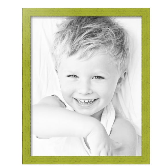 ArtToFrames 20" x 25" Modern Green Picture Frame, 20x25 inch Green Wood Poster Frame (WOM-4589), Pack