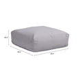thumbnail image 5 of Ottoman Exterior Luanda Gris Kessa Muebles, 5 of 5