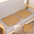 thumbnail image 6 of Hxlamzoo Breathable PVC Rattan Woven Office Chair Cushion for Summer Long Sitting Comfort - Multicolor Design, 6 of 6
