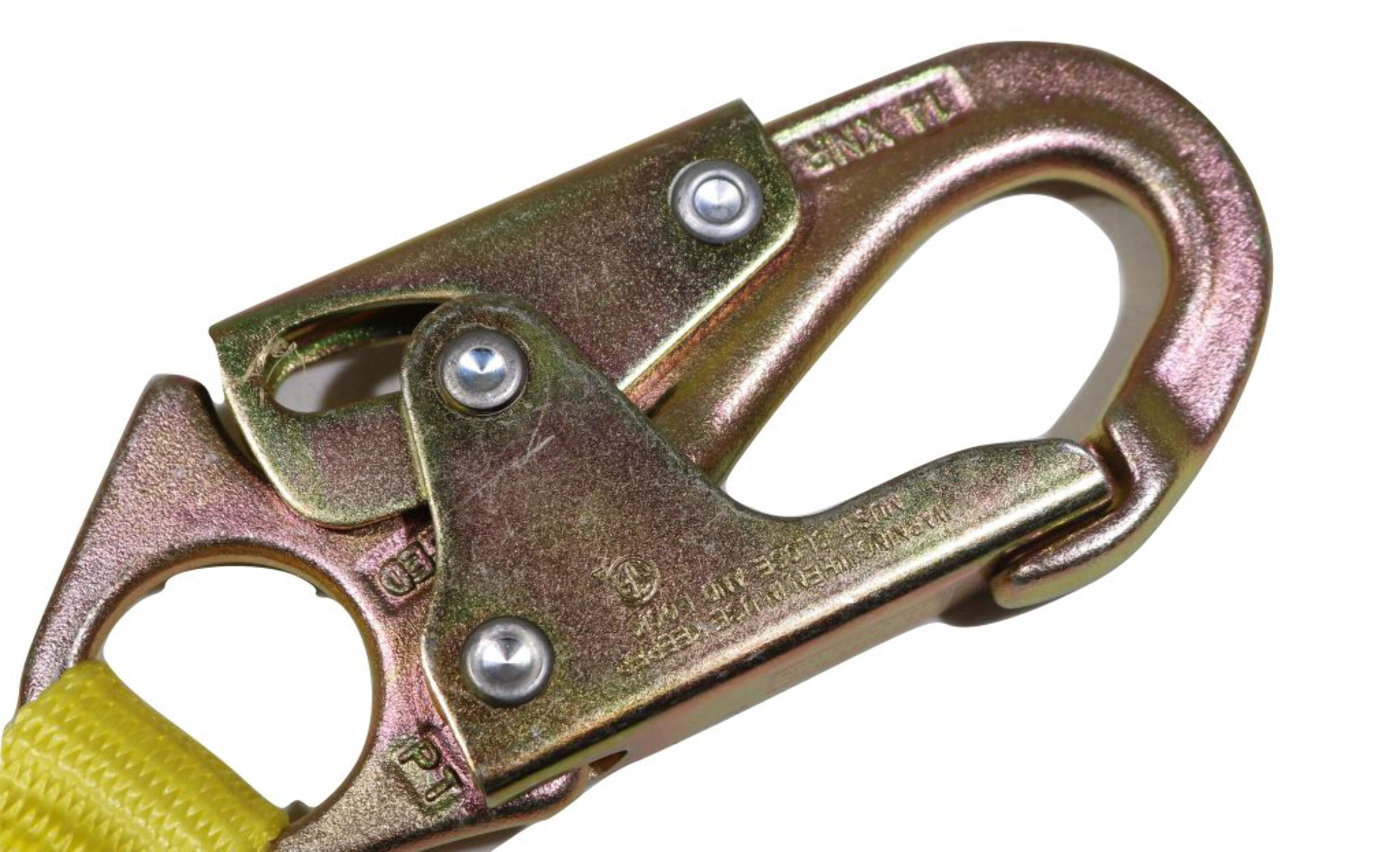 1" x 6 ft. Shock-Absorbing Nylon Web Lanyard w/ Double-Locking Snap Hooks | 96516