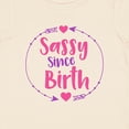 thumbnail image 4 of Inktastic Sassy Since Birth, Sassy, Sassy Girl, Arrow, Hearts Girls Baby T-Shirt, 4 of 5