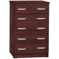 thumbnail image 2 of Home Square 3-Piece Set with Pine Twin Bed Dresser with Lock & Nightstand, 2 of 27