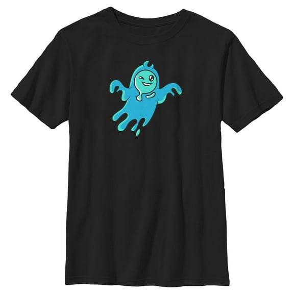 Boy's Fortnite Rippley Ghost Graphic Tee Black X Large