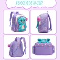 thumbnail image 3 of Mochila Meetbelify Kids para niñas con bolsa de almuerzo y estuche para lápices, 3 of 7